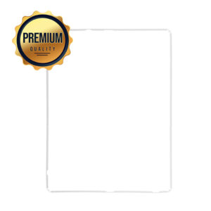 iPad 3 Digitizer Frame with Adhesive Replacement White