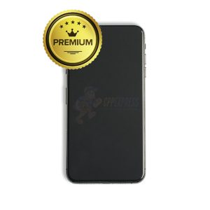 iphone xs max back glass housing pre-installed small parts - premium - black ixsmaxhs-blk-1