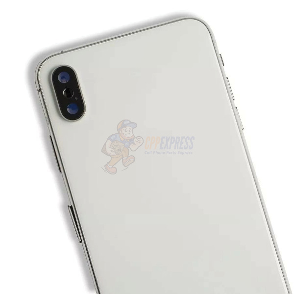 Iphone Xs Max Back Glass Housing Silver Cell Phone Parts Express