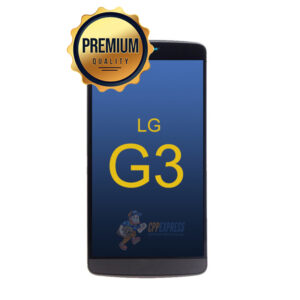 LG G3 Premium LCD and Assembly with Frame Black