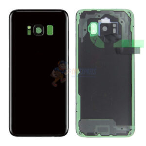 Samsung Galaxy S8 Battery Back Door Perfect Fit Premium Back Cover Case - Black