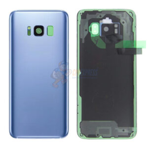 Samsung Galaxy S8 Battery Back Door Perfect Fit Premium Back Cover Case - Blue