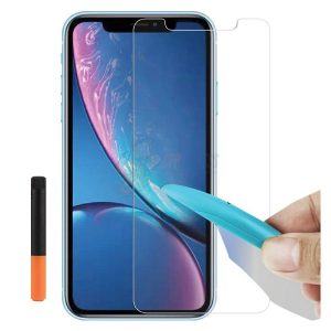 Tempered-Glass-For-iPhone-XR-LED-Light-Glue-Plus