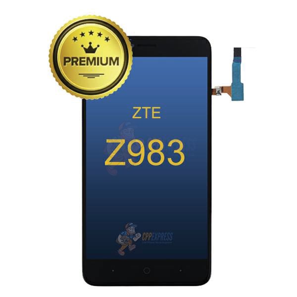 ZTE-983-LCD-Assembly-Wout-Frame-Black-Z983LCD-BLK