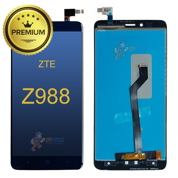 ZTE-988-LCD-Assembly-Wout-Frame-Black-1