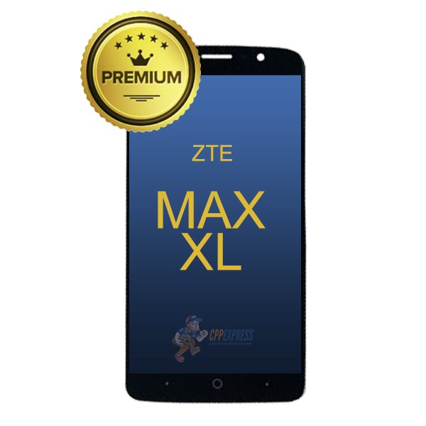 ZTE-Max-XL-LCD-Complete-wOut-Frame-Black