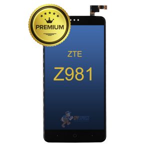 ZTE-Z981-LCD-Assembly-W-Frame-Black