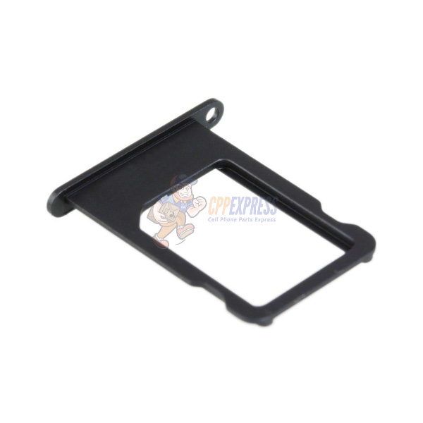 Iphone 5s Compatible Sim Card Tray Holder Slot Black Cell