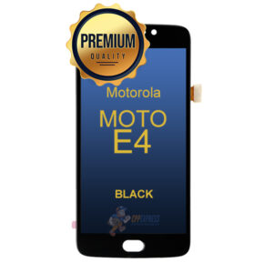 Motorola Moto E4 XT1768 LCD and Assembly Without Frame - Black