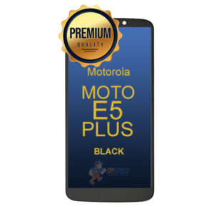 Motorola Moto E5 Plus LCD and Assembly Without Frame - Black