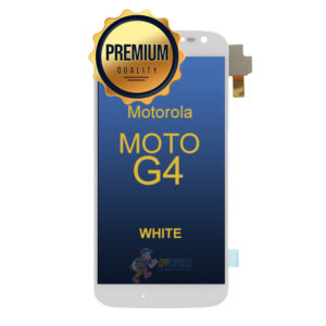 Motorola Moto G4 LCD and Assembly Without Frame - White