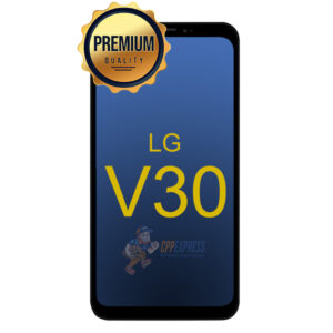 LG V30 Premium LCD Touch Screen Digitizer Assembly with Frame Black