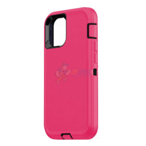 iPhone 12 Mini Shockproof Defender Case Cover Hot Pink