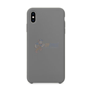 iPhone XS Max Slim Soft Silicone Protective Skin Case Cover Midnight Grey