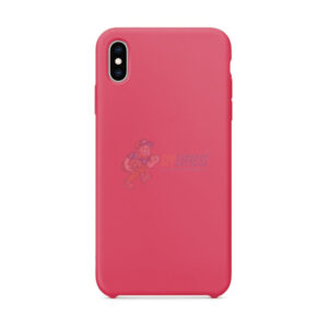 iPhone XS Max Slim Soft Silicone Protective Skin Case Cover Hot Pink