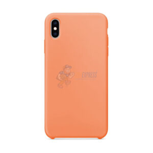 iPhone XS Max Slim Soft Silicone Protective Skin Case Cover Orange