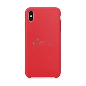 iPhone XS Max Slim Soft Silicone Protective Skin Case Cover Red