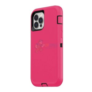 iPhone 13 Pro Max Shockproof Defender Case Cover Hot Pink