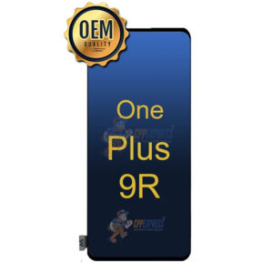One Plus 9R LCD Touch Screen Digitizer and Assembly with Frame - Black