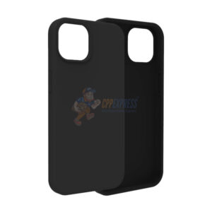 iPhone 13 Mini Slim Soft Silicone ShockProof Protective Case Cover Black