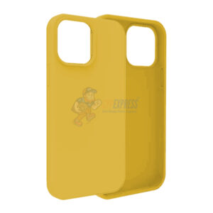 iPhone 13 Pro Max Slim Soft Silicone ShockProof Protective Case Cover Yellow