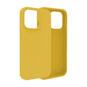 iPhone 13 Pro Slim Soft Silicone Protective ShockProof Case Cover Yellow