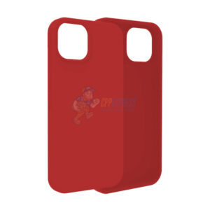 iPhone 13 Slim Soft Silicone Protective ShockProof Case Cover Red
