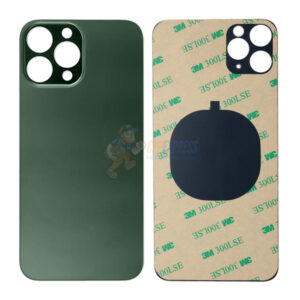 IPhone 13 Pro Max Battery Back Door Glass Cover Perfect Fit Back Cover Case - Green