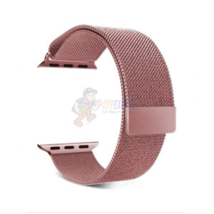 Stainless Steel Metal Milanese Mesh Loop Magnetic Band For Apple Watch 38mm Copper