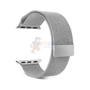 Apple iWatch 42mm Stainless Steel Mesh Band with Magnetic Closure Replacement Silver