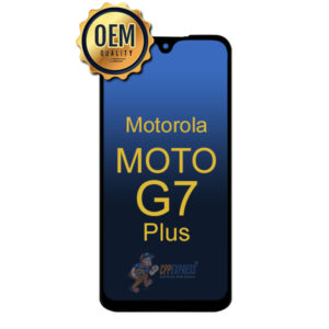 Motorola Moto G7 Plus LCD Touch Screen Digitizer Assembly Without Frame - Black