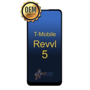 Alcatel TMobile Revvl 5 LCD Touch Screen Digitizer with Assembly with Frame - Black