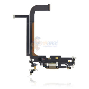 iPhone 13 Pro Max Charging Port Dock Connector Flex Cable Gold