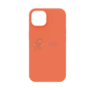 iPhone 13 Slim Soft Silicone Protective ShockProof Case Cover Papaya