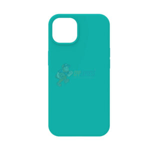 iPhone 13 Slim Soft Silicone Protective ShockProof Case Cover Sea Green
