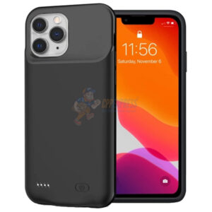 iPhone 11 Pro Juice Vault Battery Backup Power Bank Charging Case Cover Black