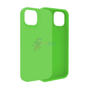 iPhone 14 Slim Soft Silicone Protective ShockProof Case Cover Fluorescent Green