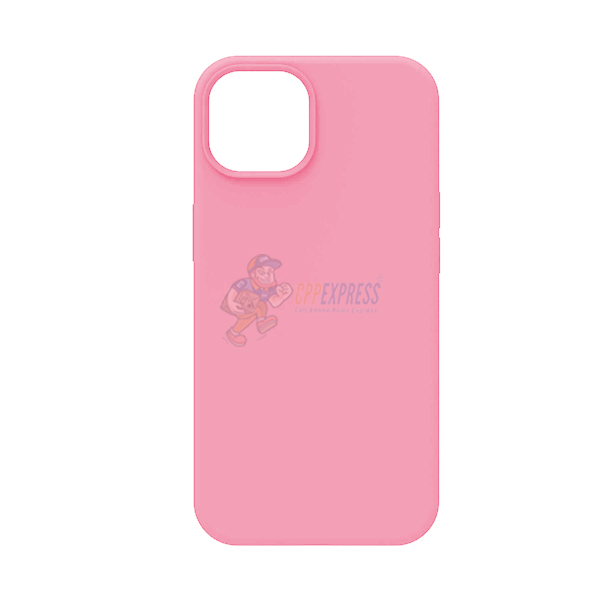 iPhone 14 Slim Soft Silicone Protective ShockProof Case Cover Pink