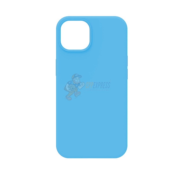 iPhone 14 Slim Soft Silicone Protective ShockProof Case Cover Sky Blue