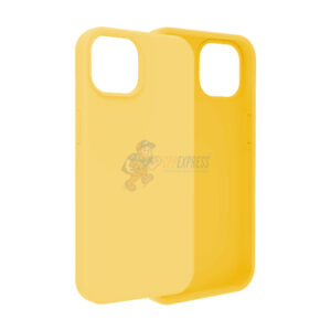 iPhone 14 Slim Soft Silicone Protective ShockProof Case Cover Yellow