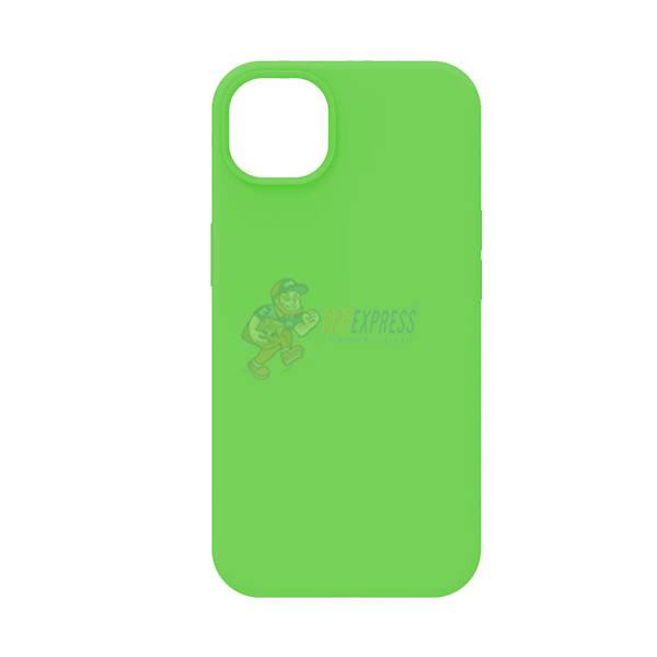 iPhone 14 Plus Slim Soft Silicone Protective ShockProof Case Cover Fluorescent Green
