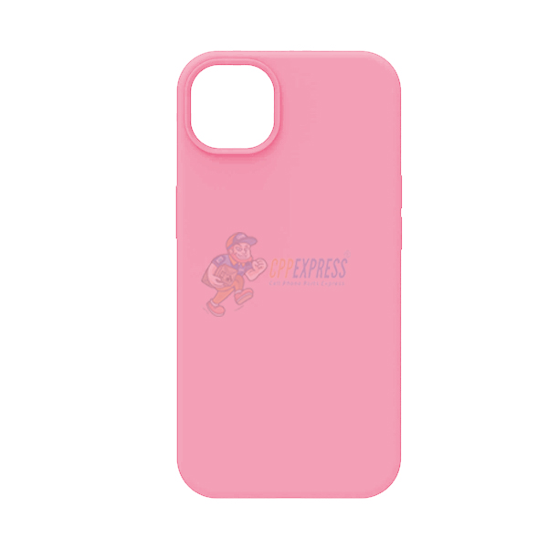 iPhone 14 Plus Slim Soft Silicone Protective ShockProof Case Cover Pink