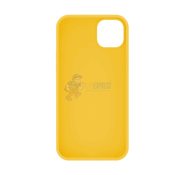 iPhone 14 Plus Slim Soft Silicone Protective ShockProof Case Cover Yellow