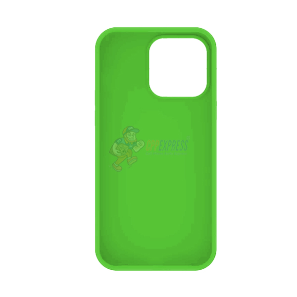 iPhone 14 Pro Slim Soft Silicone Protective ShockProof Case Cover Fluorescent Green
