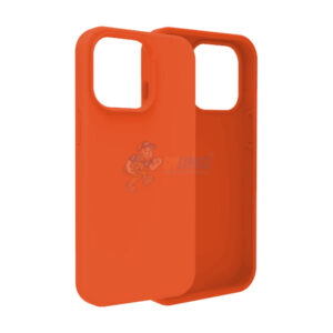 iPhone 14 Pro Slim Soft Silicone Protective ShockProof Case Cover Orange