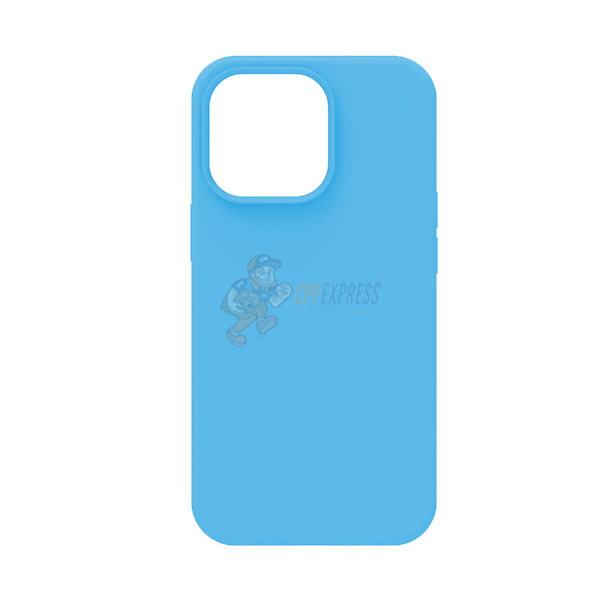 iPhone 14 Pro Slim Soft Silicone Protective ShockProof Case Cover Sky Blue