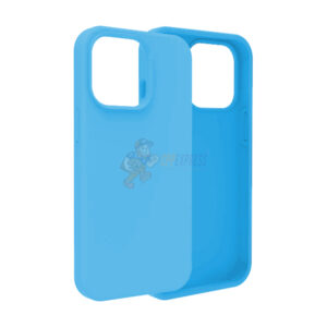 iPhone 14 Pro Slim Soft Silicone Protective ShockProof Case Cover Sky Blue