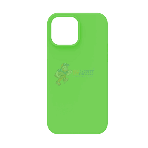 iPhone 14 Pro Max Slim Soft Silicone Protective ShockProof Case Cover Fluorescent Green