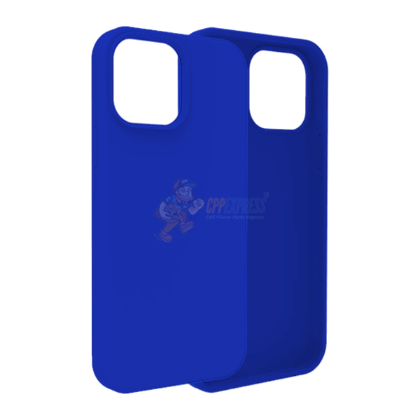 iPhone 14 Pro Max Slim Soft Silicone Protective ShockProof Case Cover Jewellery Blue