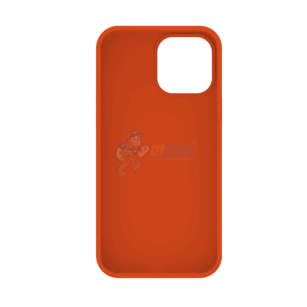 iPhone 14 Pro Max Slim Soft Silicone Protective ShockProof Case Cover Orange